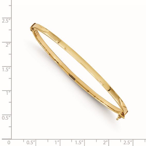 Leslie's 14K Polished Hinged Bangle