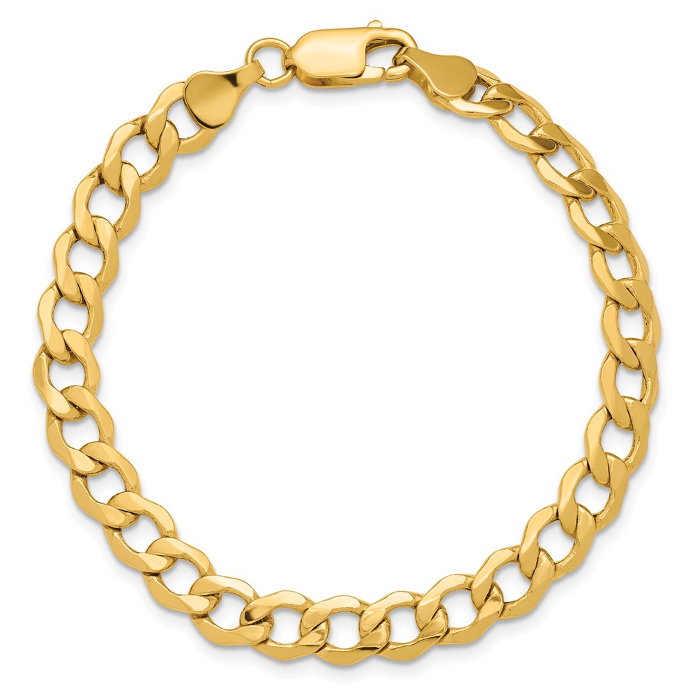 14k 6.5mm Semi-Solid Curb Chain (BC109-9)
