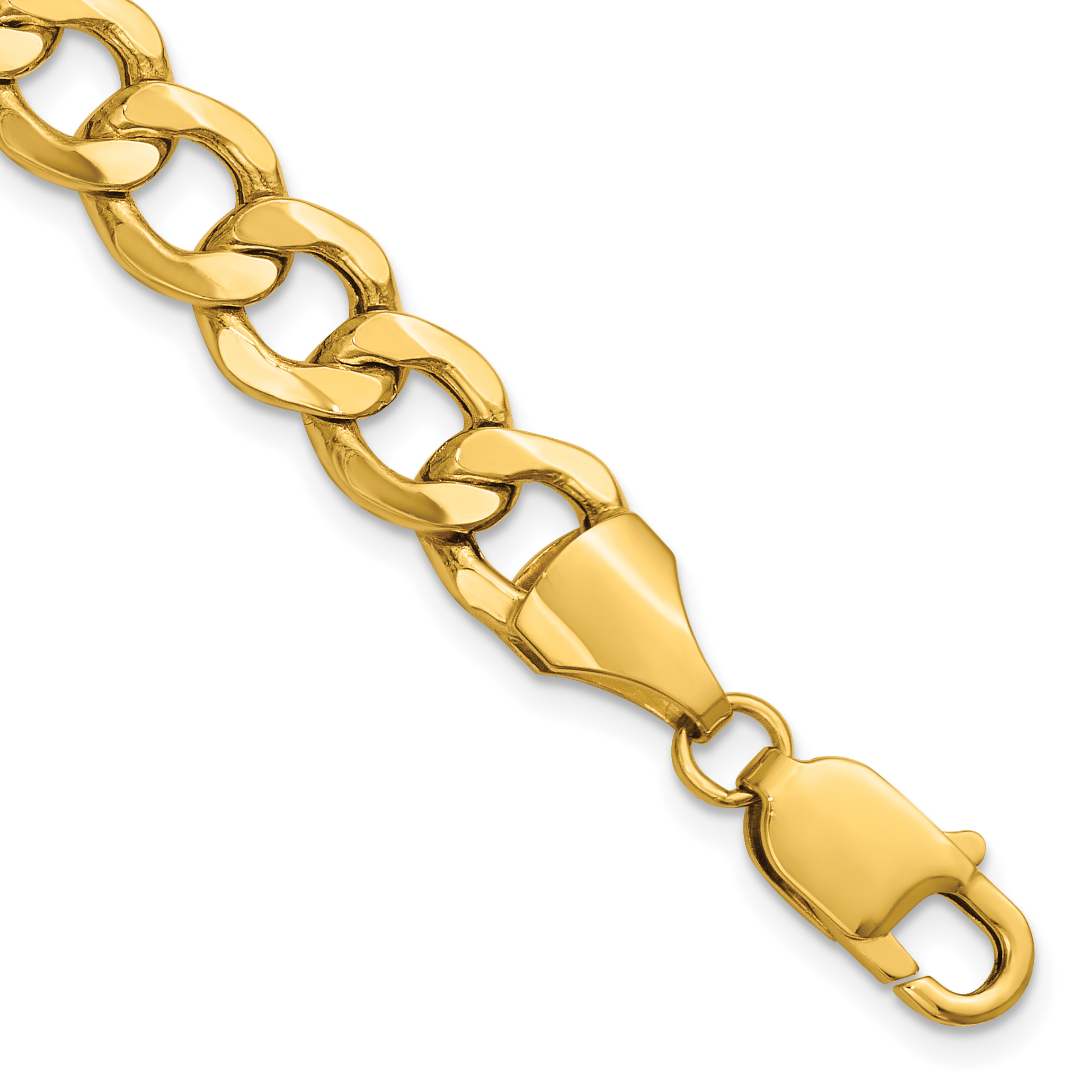 14k 9mm Semi-Solid Curb Chain (BC111-9)