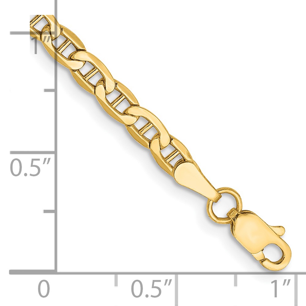 14k Yellow Gold 3.20mm Anchor Chain (BC122-8)