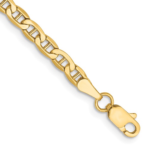 14k Yellow Gold 3.20mm Anchor Chain