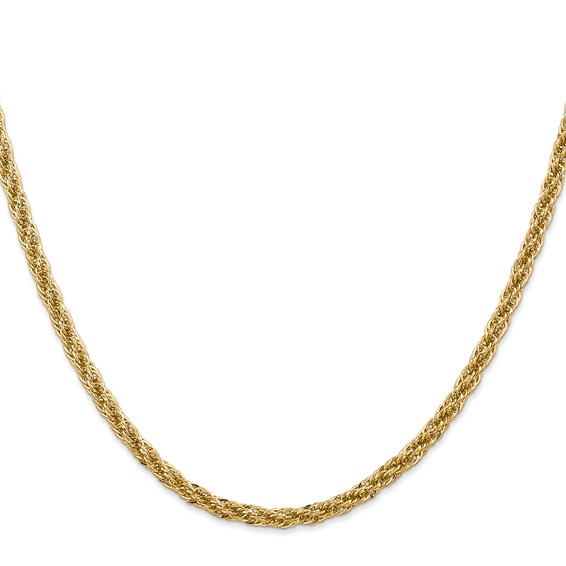 Gold (14K) Semi-Solid Diamond-cut Chain