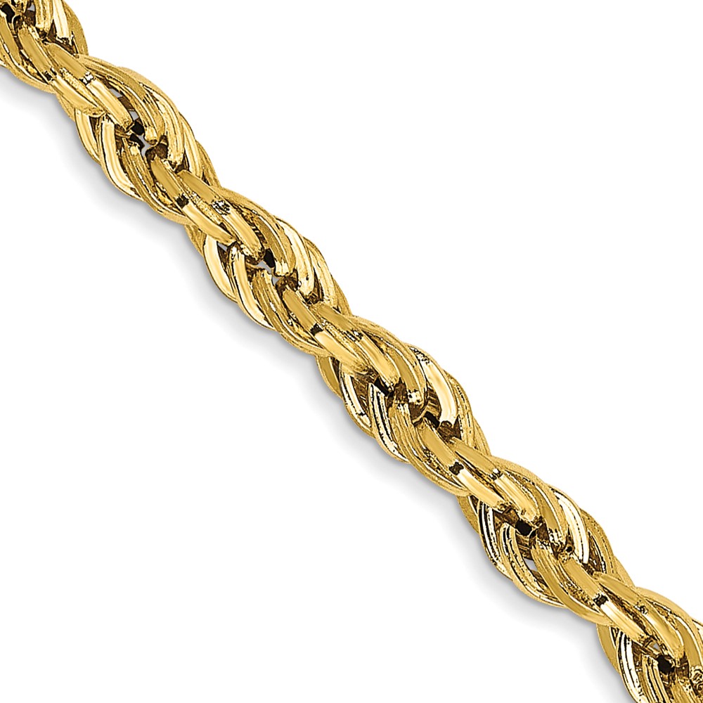 14K 16 inch 3mm Semi Solid Rope with Lobster Clasp Chain (BC133-16)