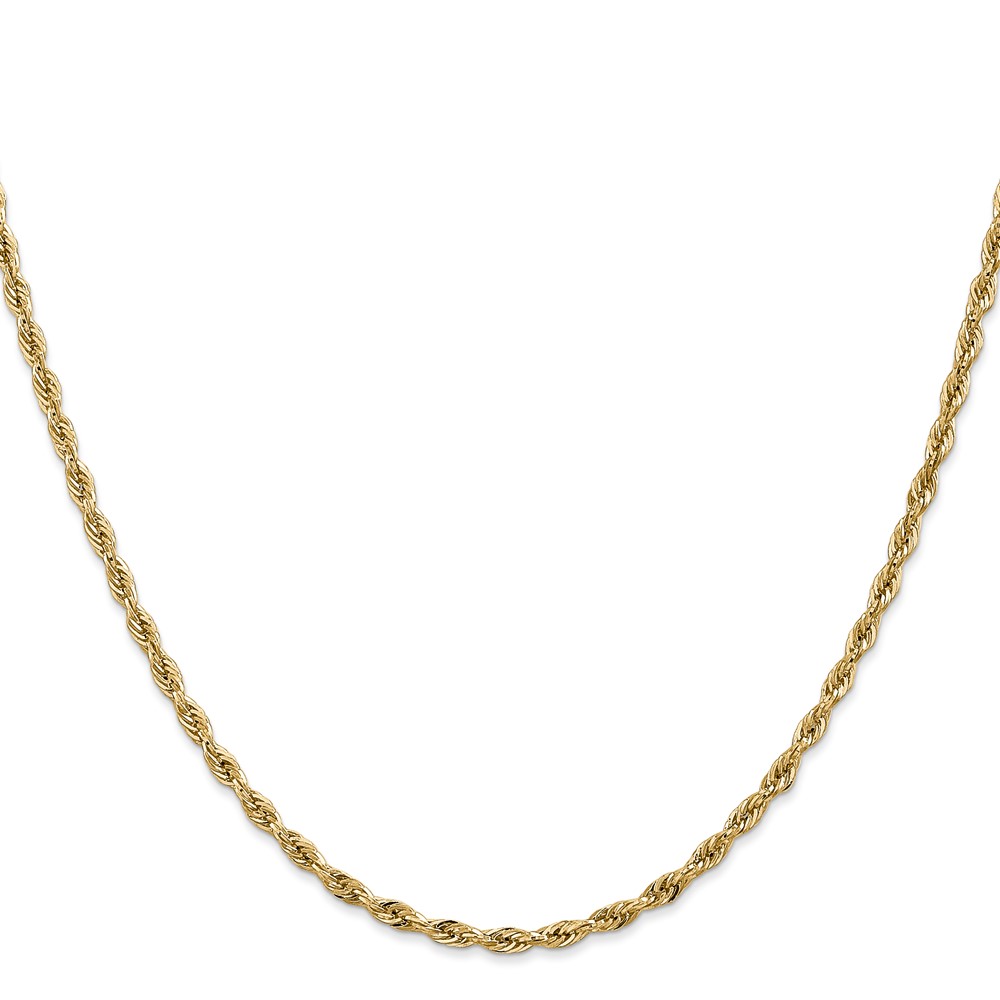 14K 16 inch 2.8mm Semi Solid Rope with Lobster Clasp Chain (BC134-16)