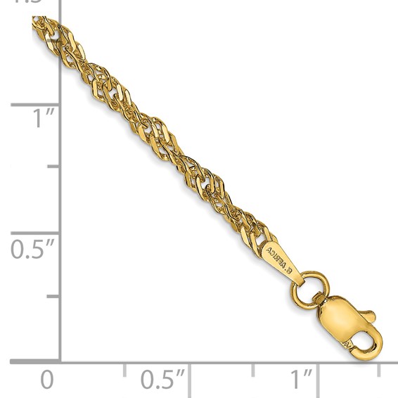 Gold (14K) Lightweight Singapore Chain