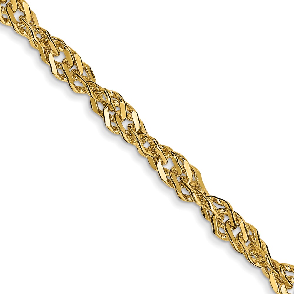 14K 16 inch 2.75mm Lightweight Singapore with Lobster Clasp Chain (BC149-16)