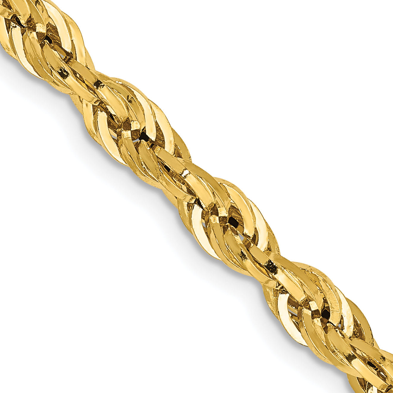 14K 16 inch 4.25mm Semi Solid Rope with Lobster Clasp Chain (BC168-16)