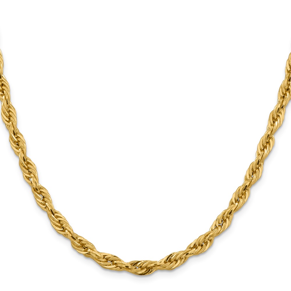 14K 16 inch 5.4mm Semi Solid Rope with Lobster Clasp Chain (BC170-16)