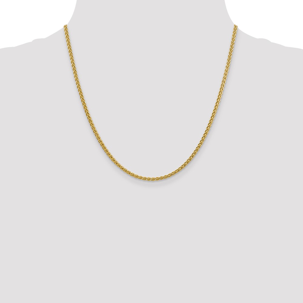 14K 20 inch 2.75mm Semi-Solid Wheat with Lobster Clasp Chain (BC171-20)