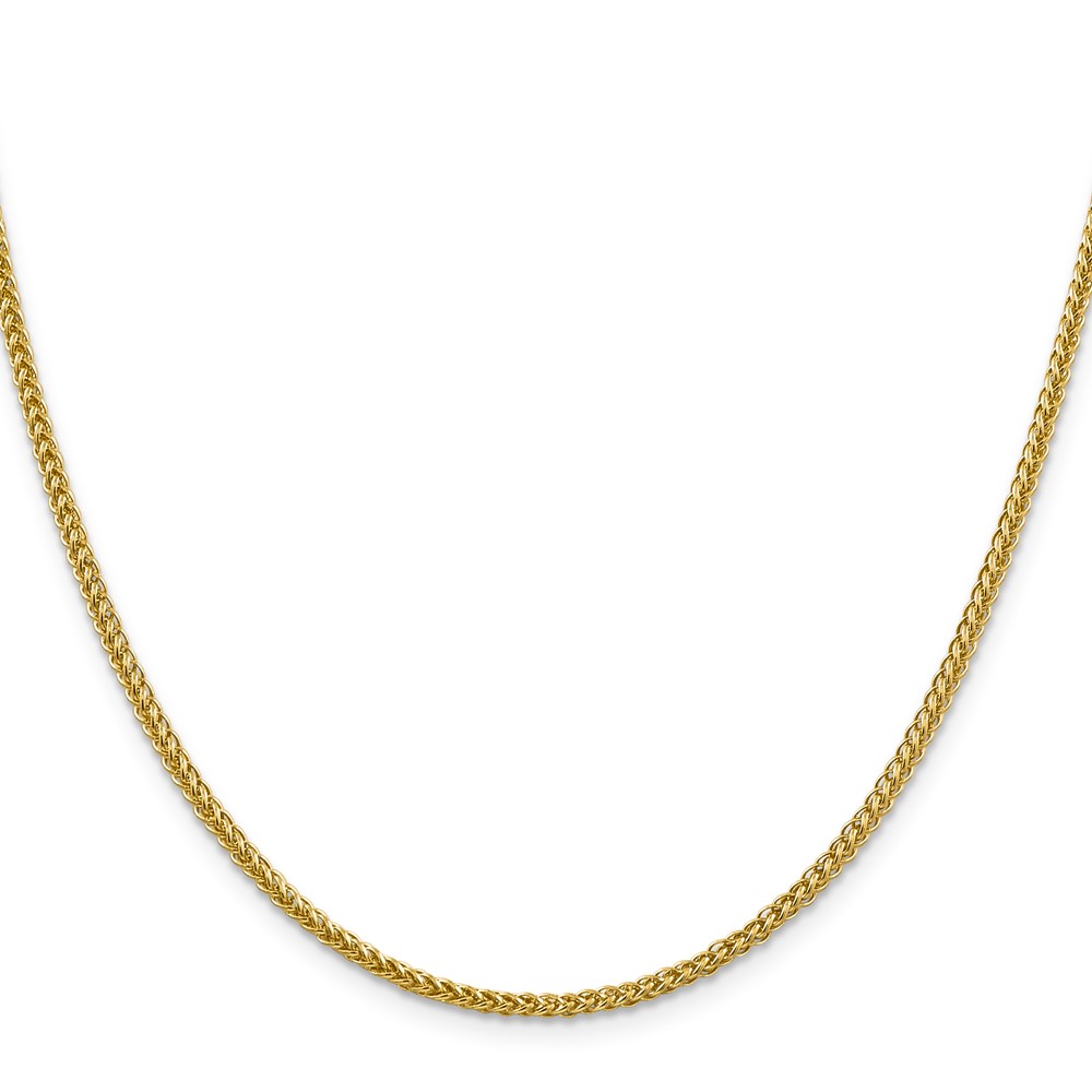 14K 18 inch 2.35mm Semi-Solid 3-Wire Wheat with Lobster Clasp Chain (BC176-18)