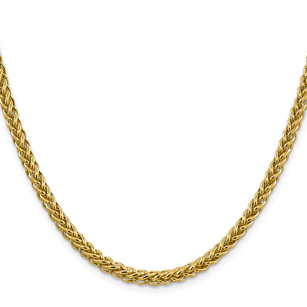 14K 18 inch 4.65mm Semi-Solid 3-Wire Wheat with Lobster Clasp Chain (BC178-20)