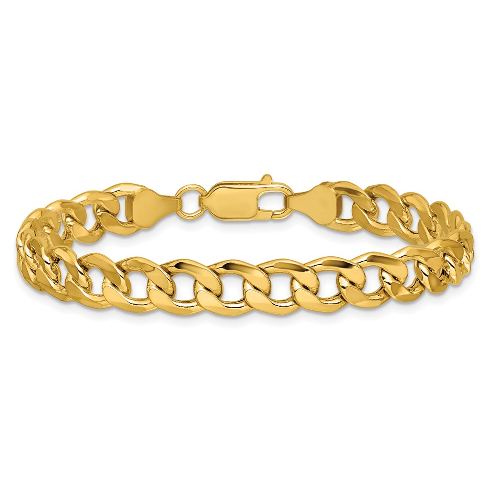14k 7.5mm Semi-Solid Curb Chain (BC195-7)