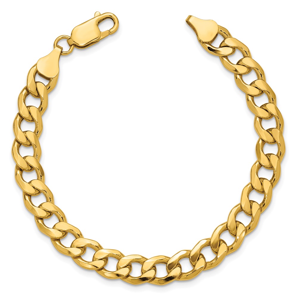 14k 7.5mm Semi-Solid Curb Chain (BC195-7)