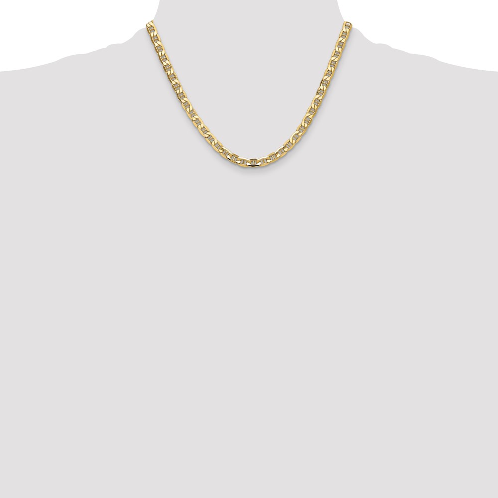 14k 6.25mm Semi-Solid Anchor Chain (BC196-18)
