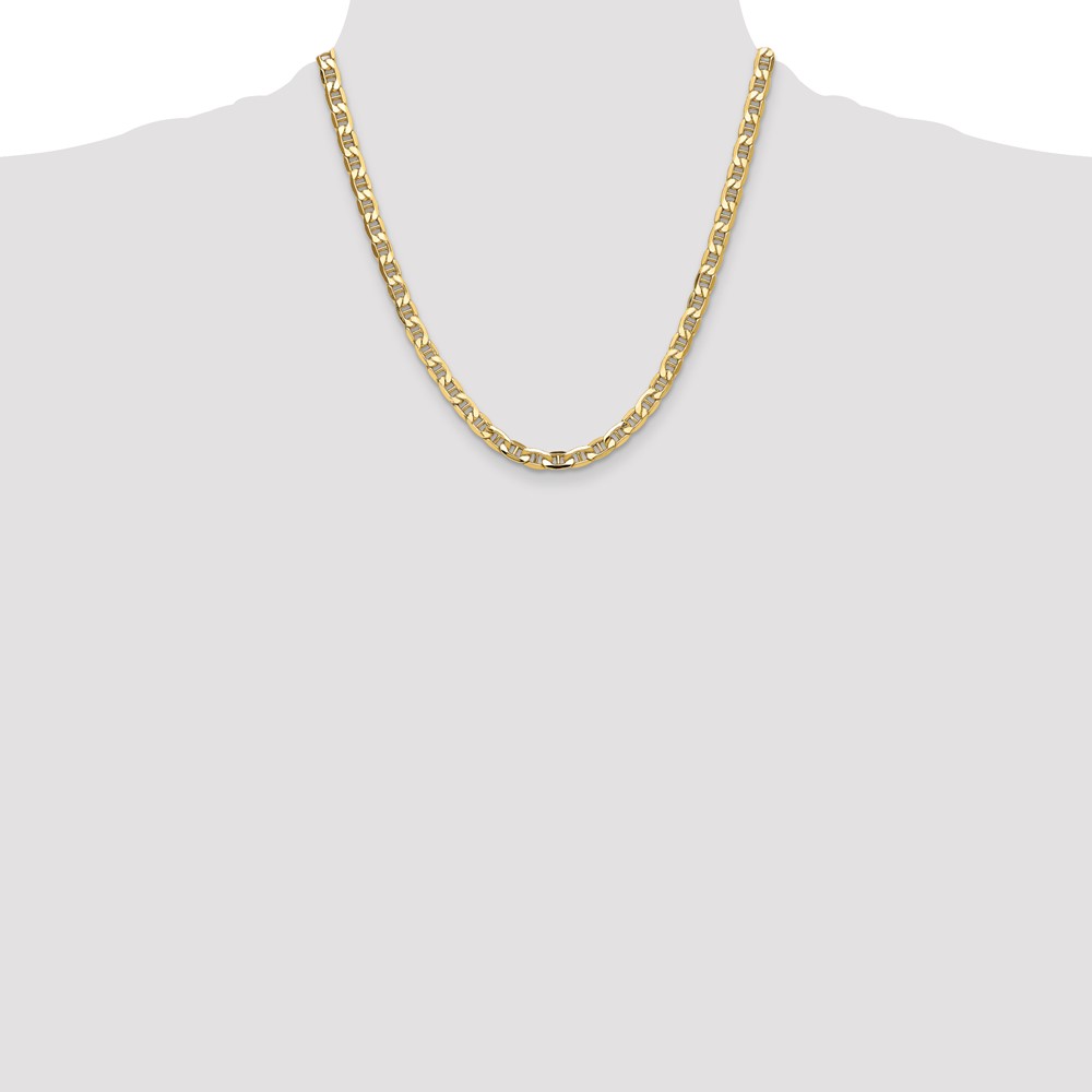 14k 6.25mm Semi-Solid Anchor Chain (BC196-20)
