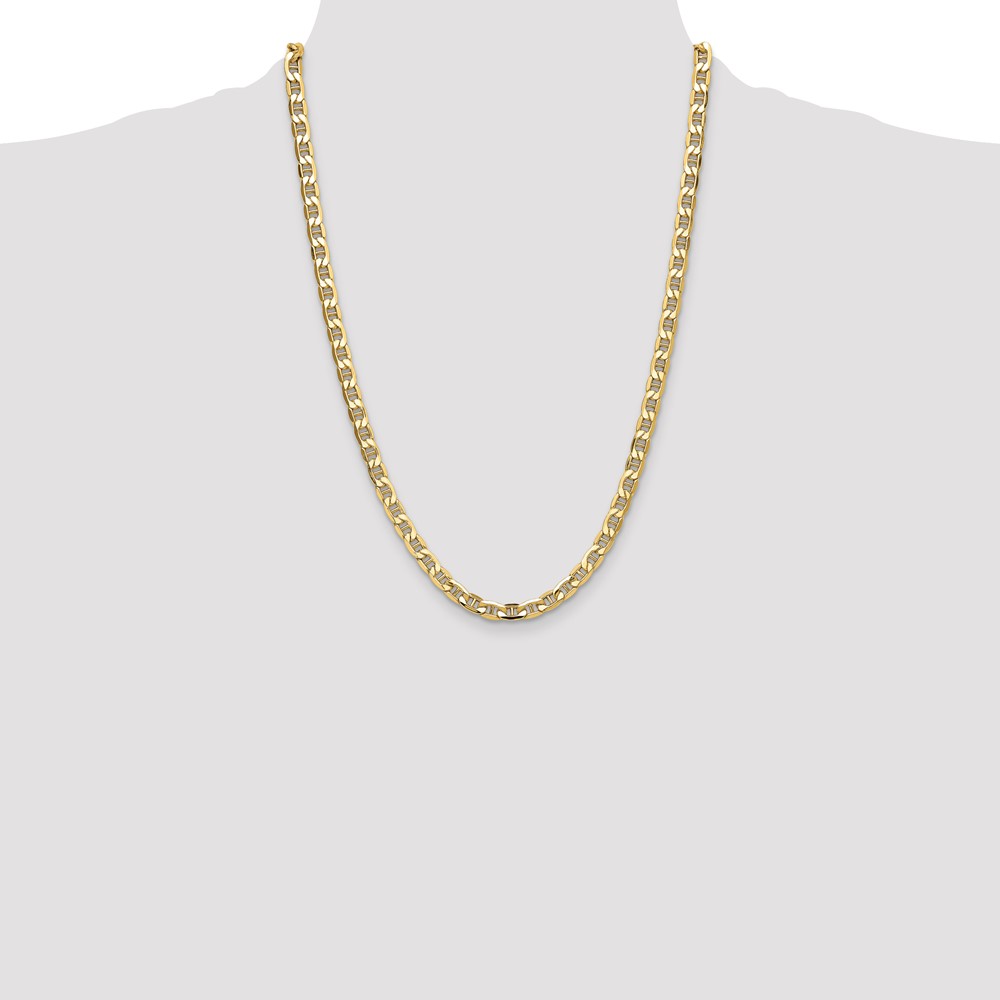 14k 6.25mm Semi-Solid Anchor Chain (BC196-24)
