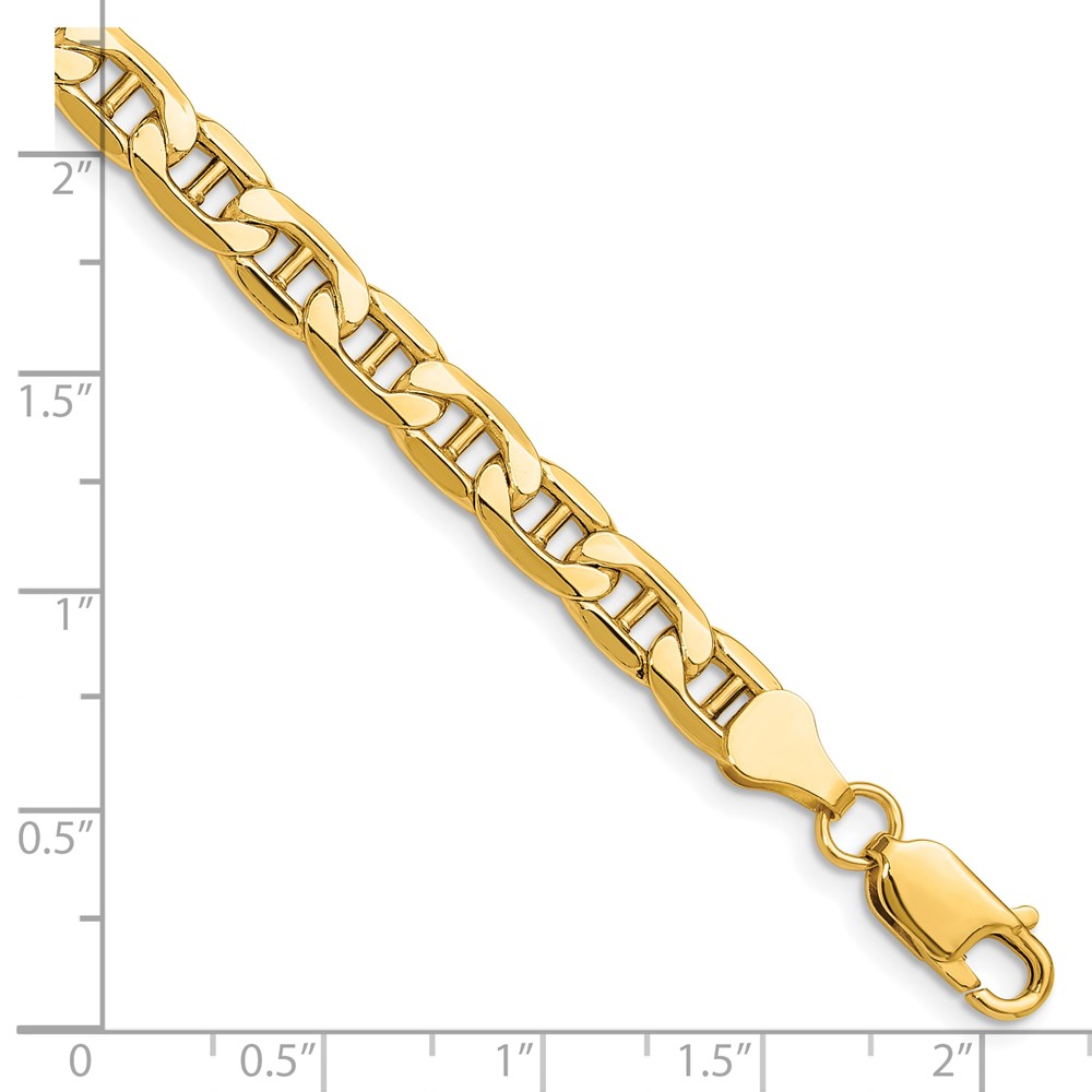 14k 6.25mm Semi-Solid Anchor Chain (BC196-7)