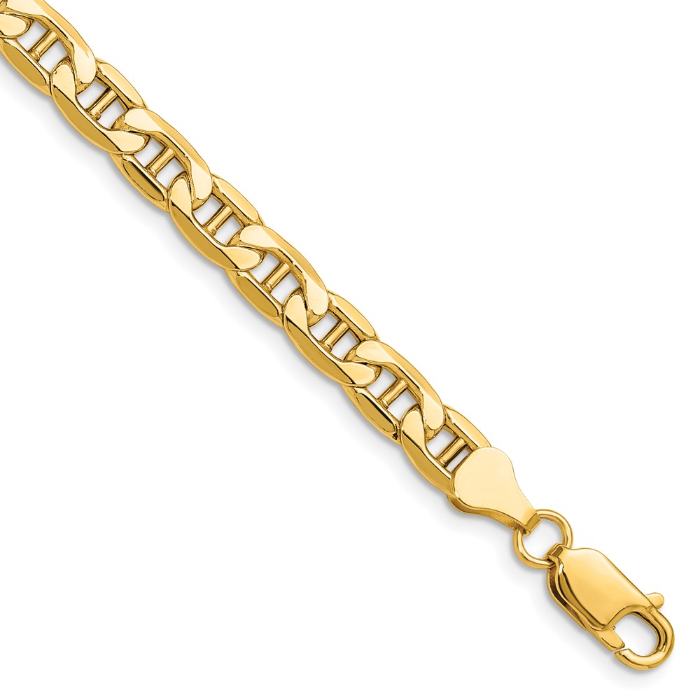 14k 6.25mm Semi-Solid Anchor Chain (BC196-7)