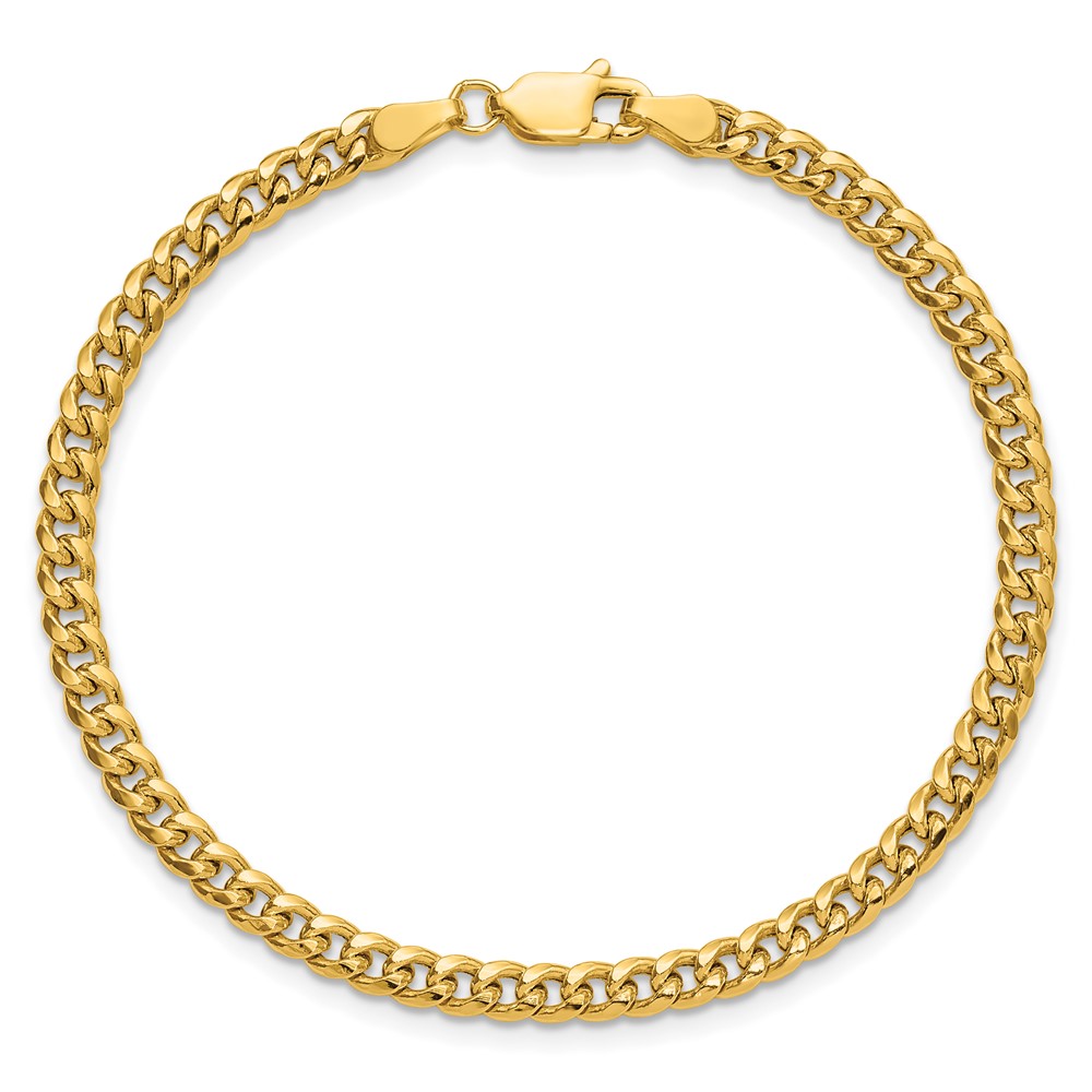 14k 3.5mm Semi-Solid Miami Cuban Chain (BC199-7)