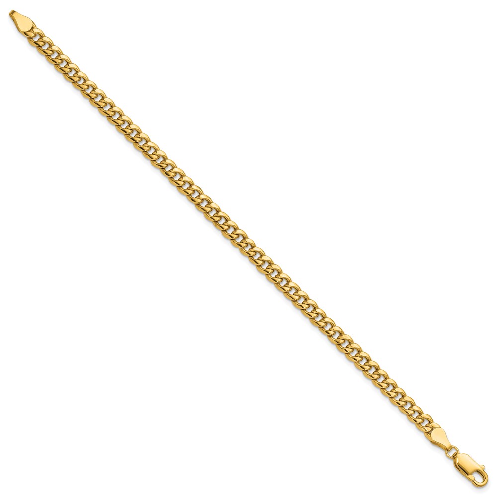 14k 4.5mm Semi-Solid Miami Cuban Chain (BC200-8)