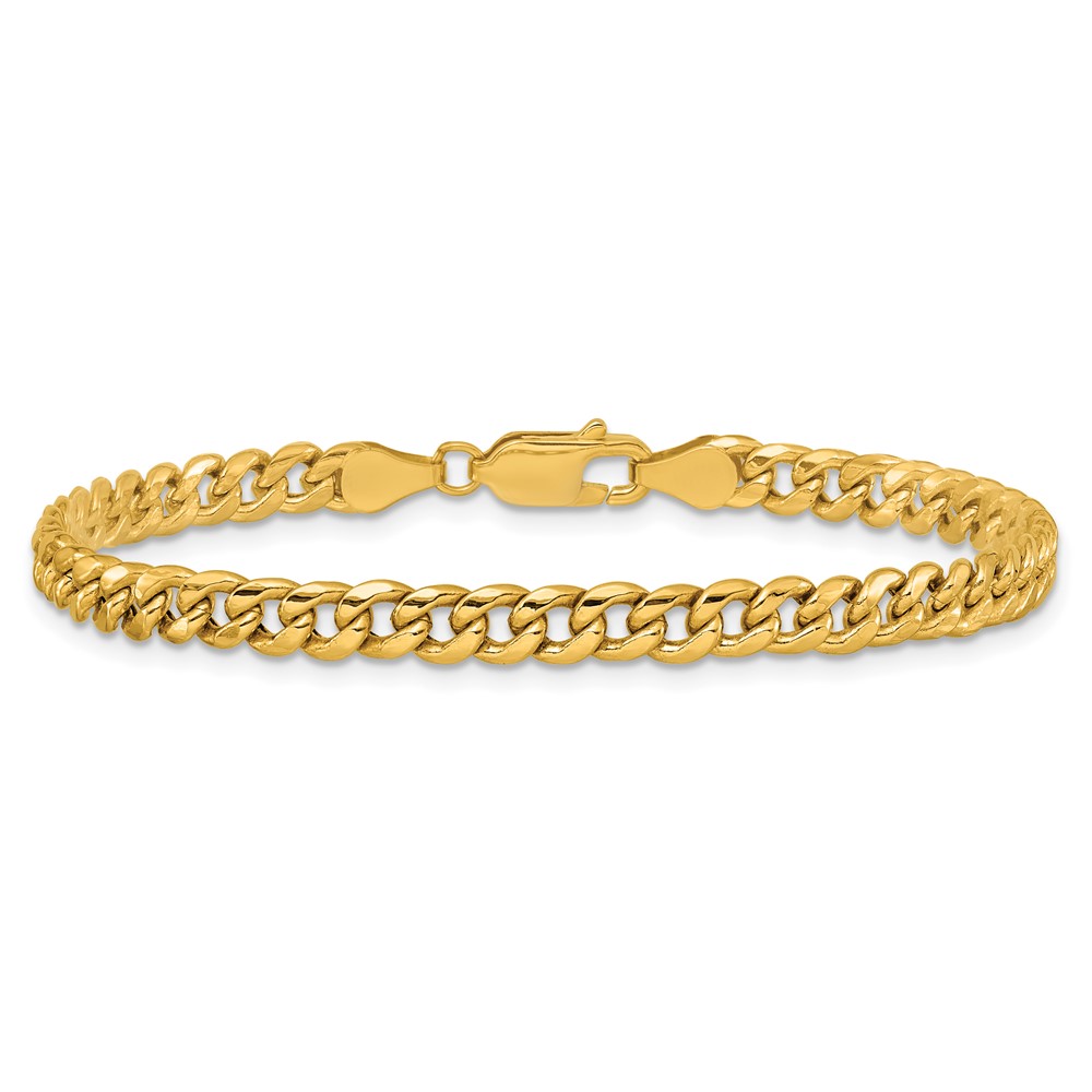 14k 4.5mm Semi-Solid Miami Cuban Chain (BC200-8)