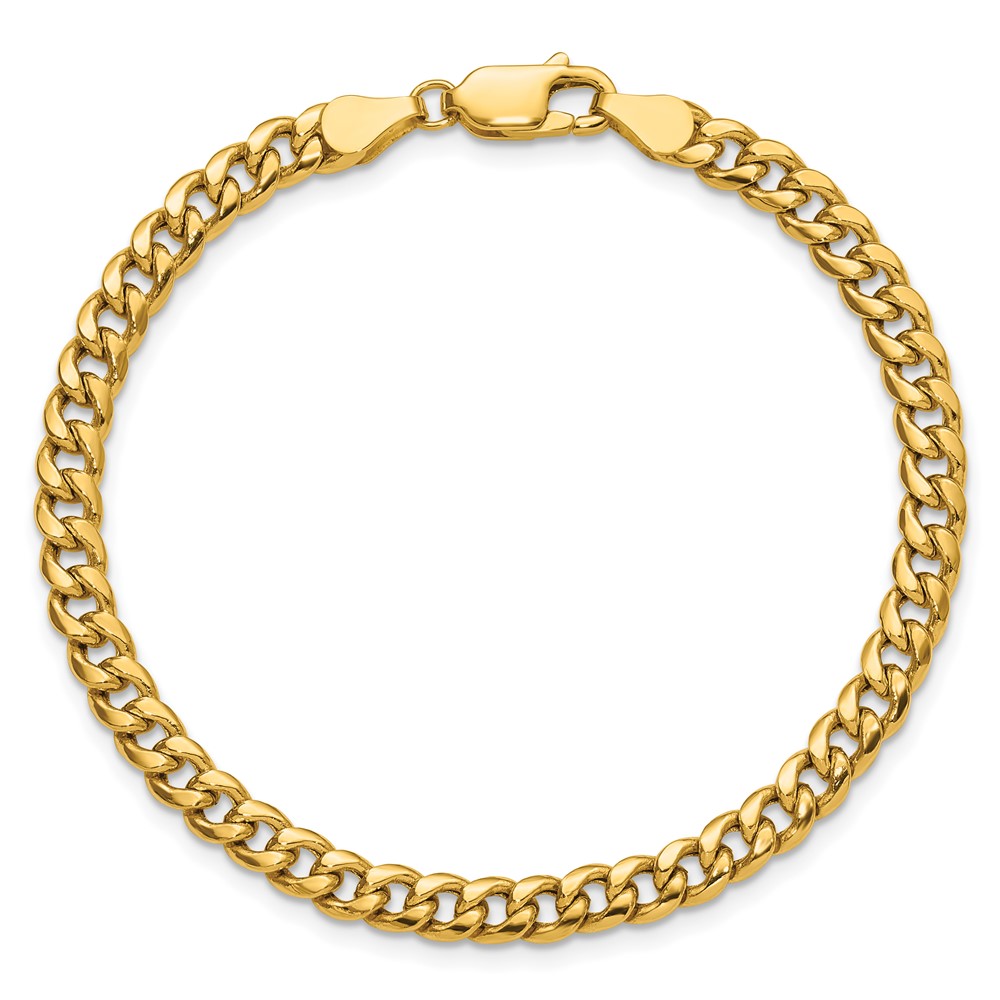 14k 4.5mm Semi-Solid Miami Cuban Chain (BC200-8)