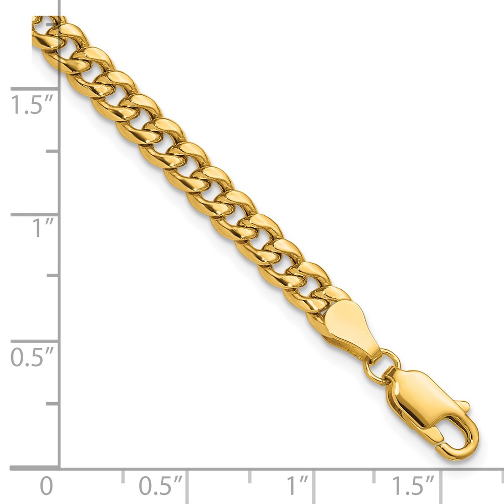 14k 4.5mm Semi-Solid Miami Cuban Chain (BC200-8)