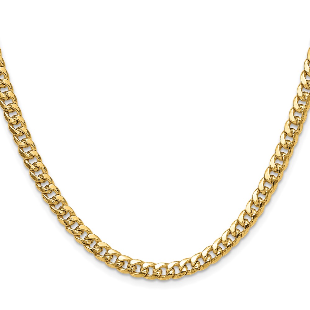 14k 5.25mm Semi-Solid Miami Cuban Chain (BC201-18)