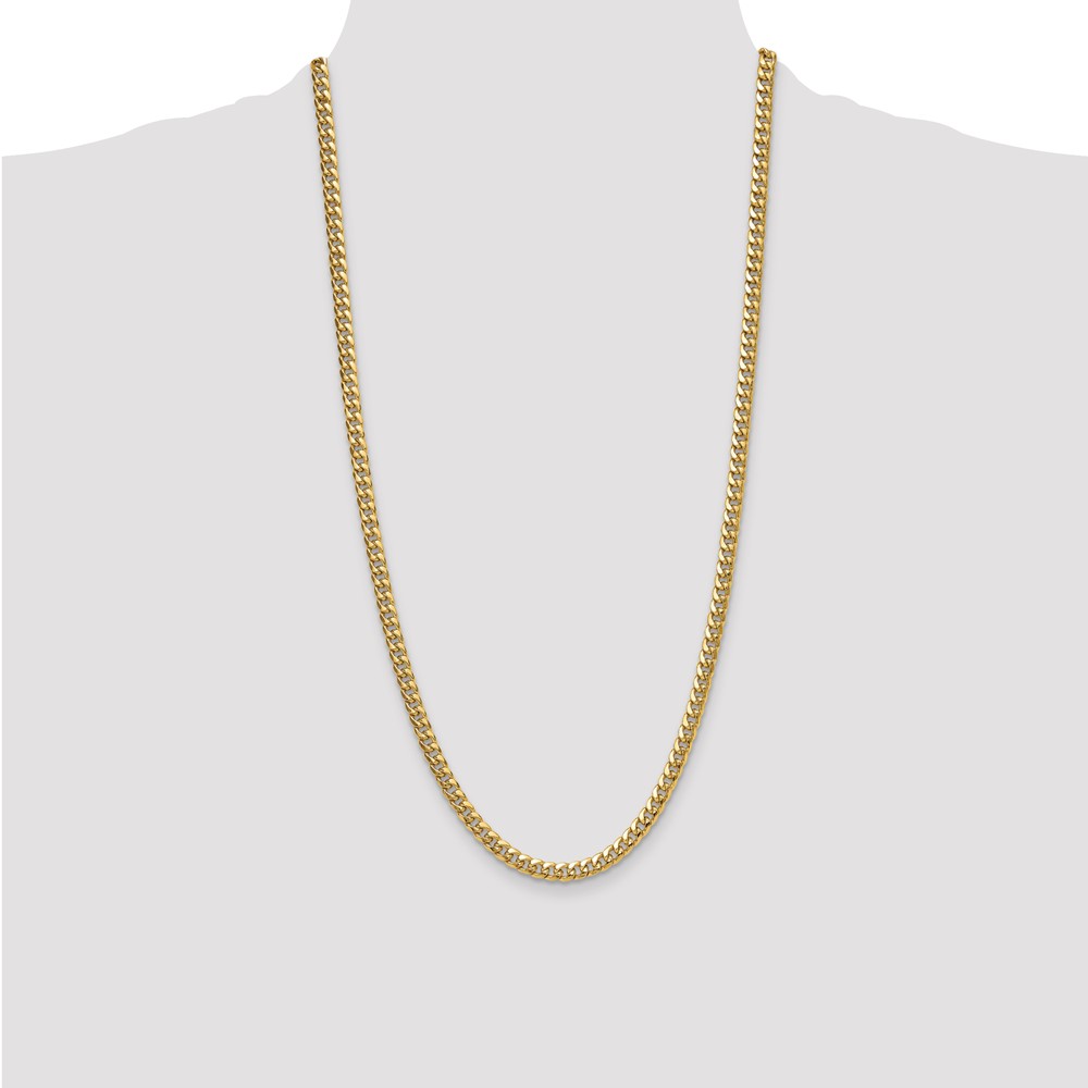14k 5.25mm Semi-Solid Miami Cuban Chain (BC201-28)