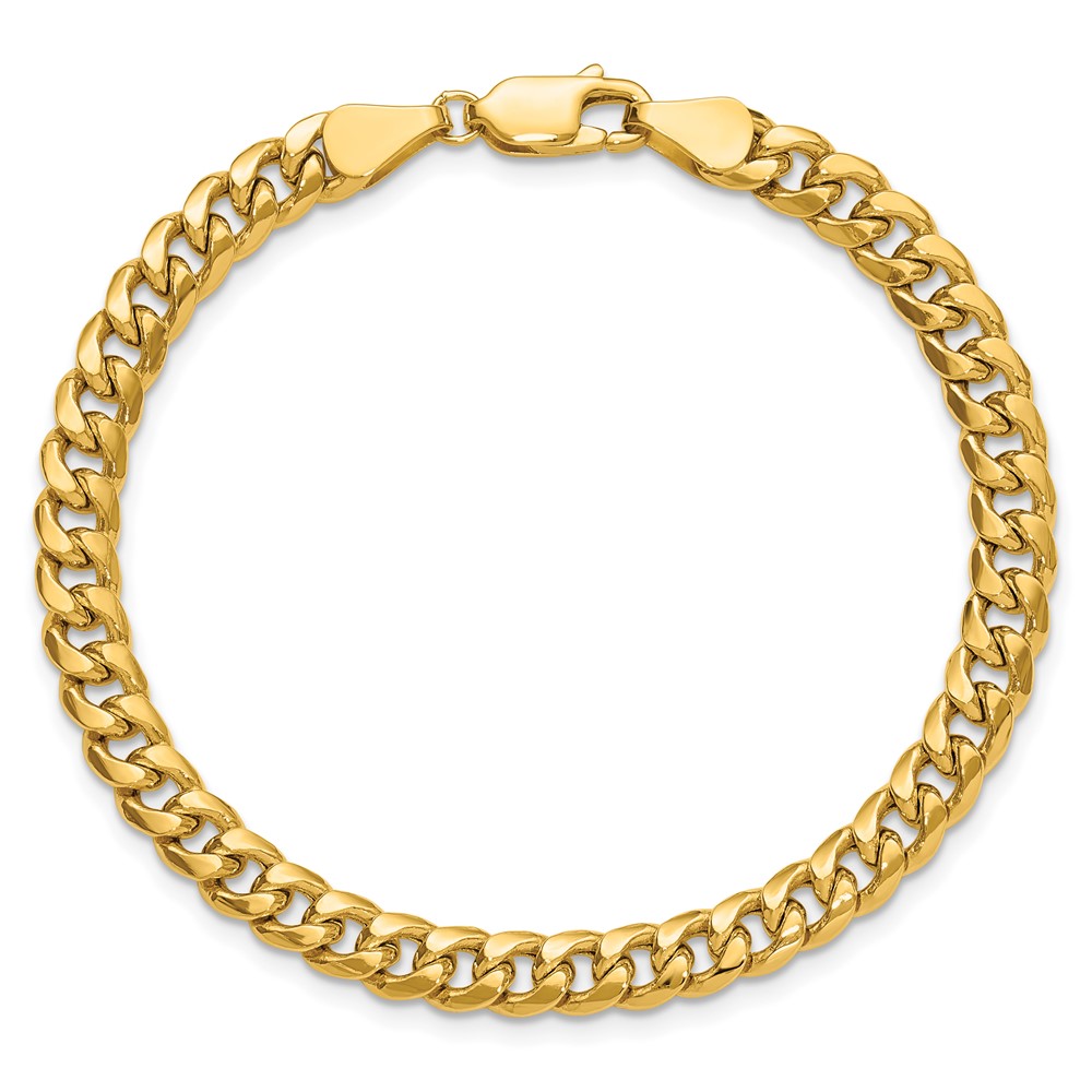 14k 5.25mm Semi-Solid Miami Cuban Chain (BC201-8)