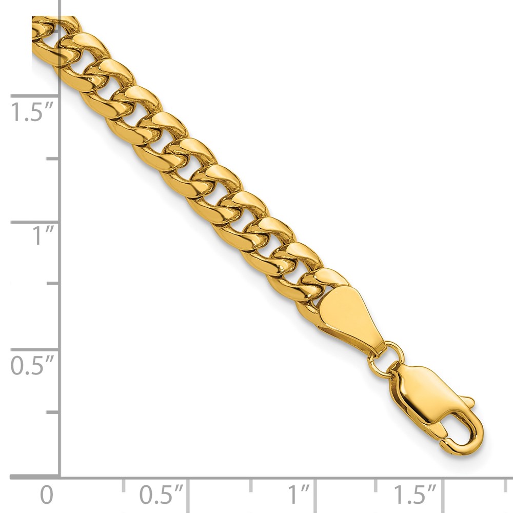 14k 5.25mm Semi-Solid Miami Cuban Chain (BC201-8)