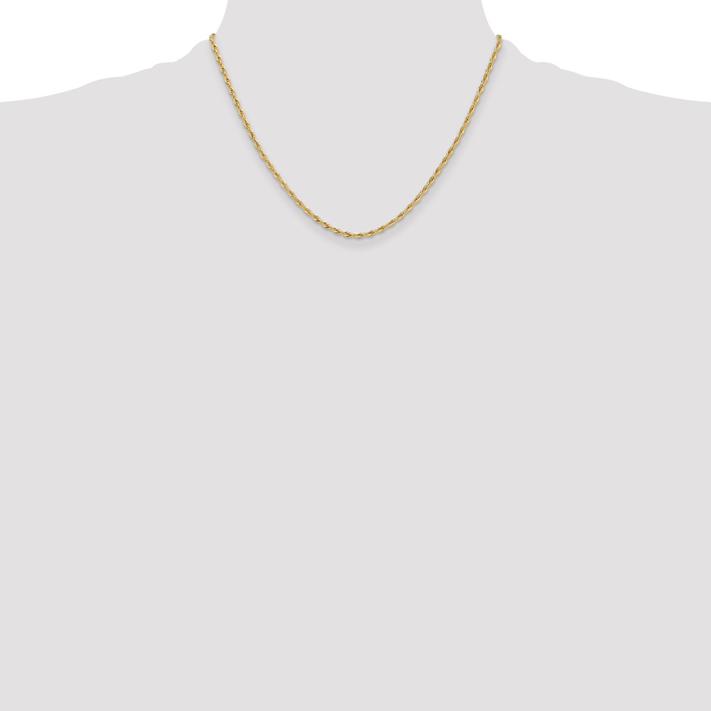 14ky 2.5mm Semi-Solid Rope Chain (BC202-18)