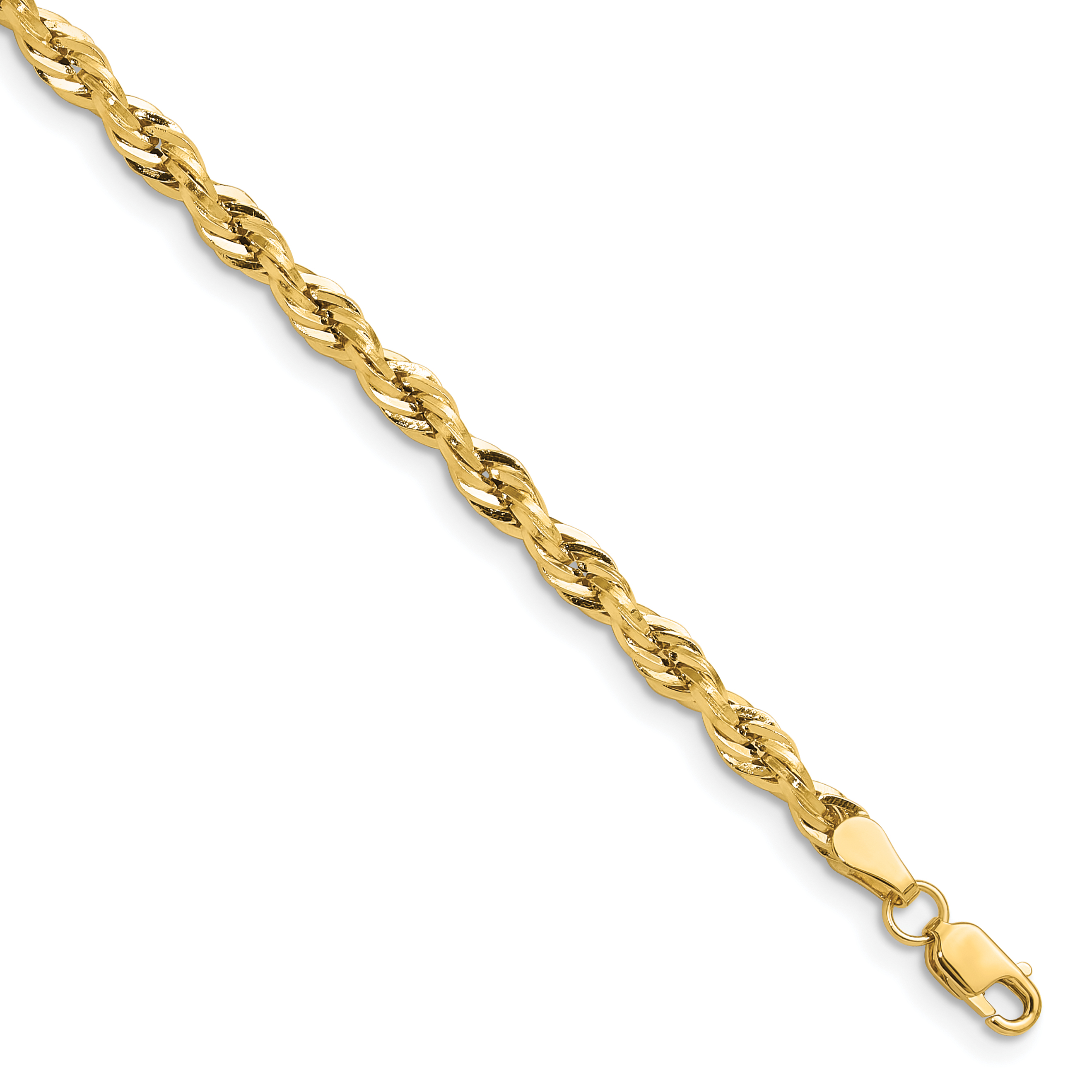 14ky 3.5mm Semi-Solid Rope Chain (BC203-8)