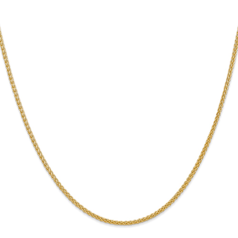 14K 20 inch 2mm Semi-Solid Wheat with Lobster Clasp Chain (BC76-20)