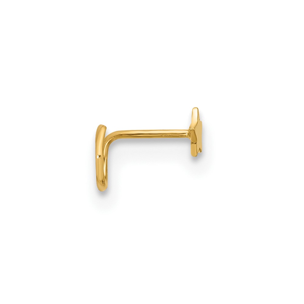14K 23 Gauge Star Nose Ring Body Jewelry (BD159)