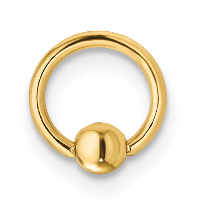 14k 18 Gauge Cartilage Hoop (BD177)