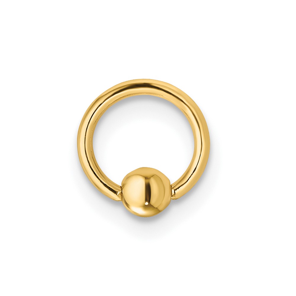 14k 18 Gauge Cartilage Hoop (BD177)