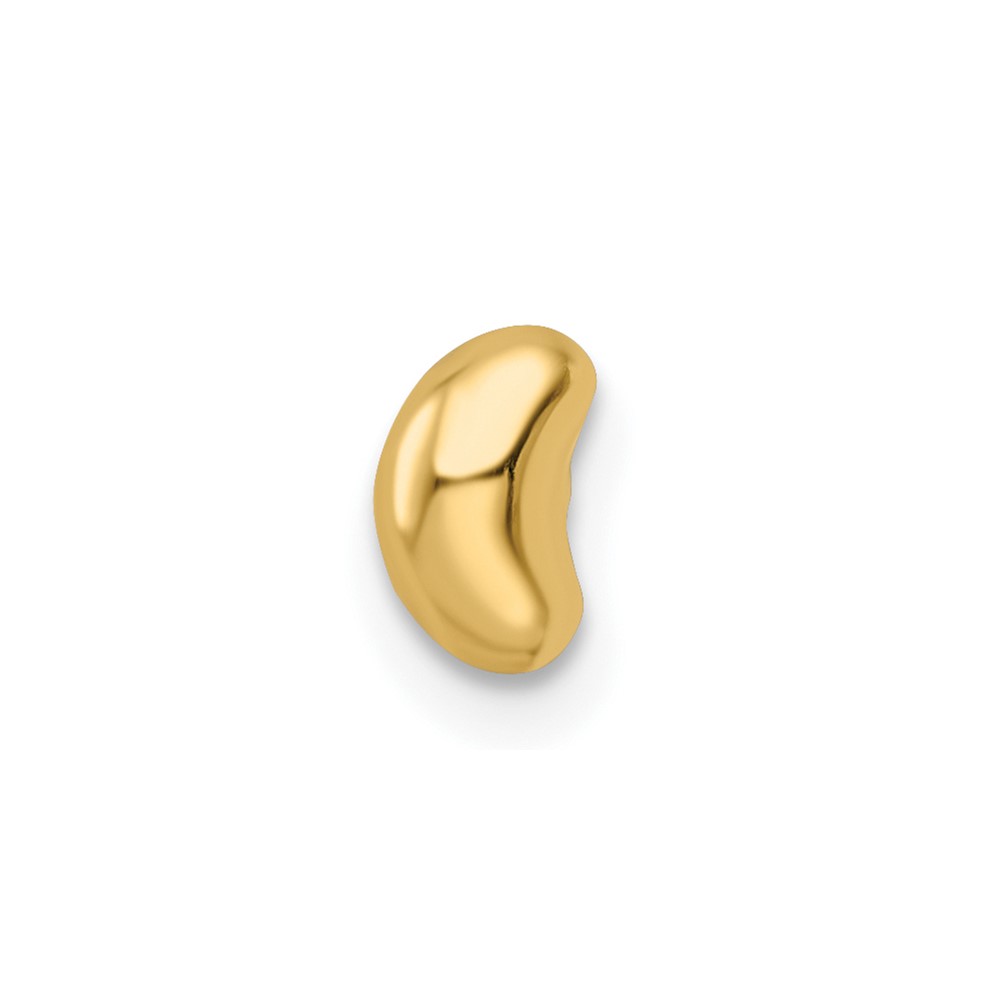 14k 18 Gauge Crescent Moon Labret Stud (BD188)