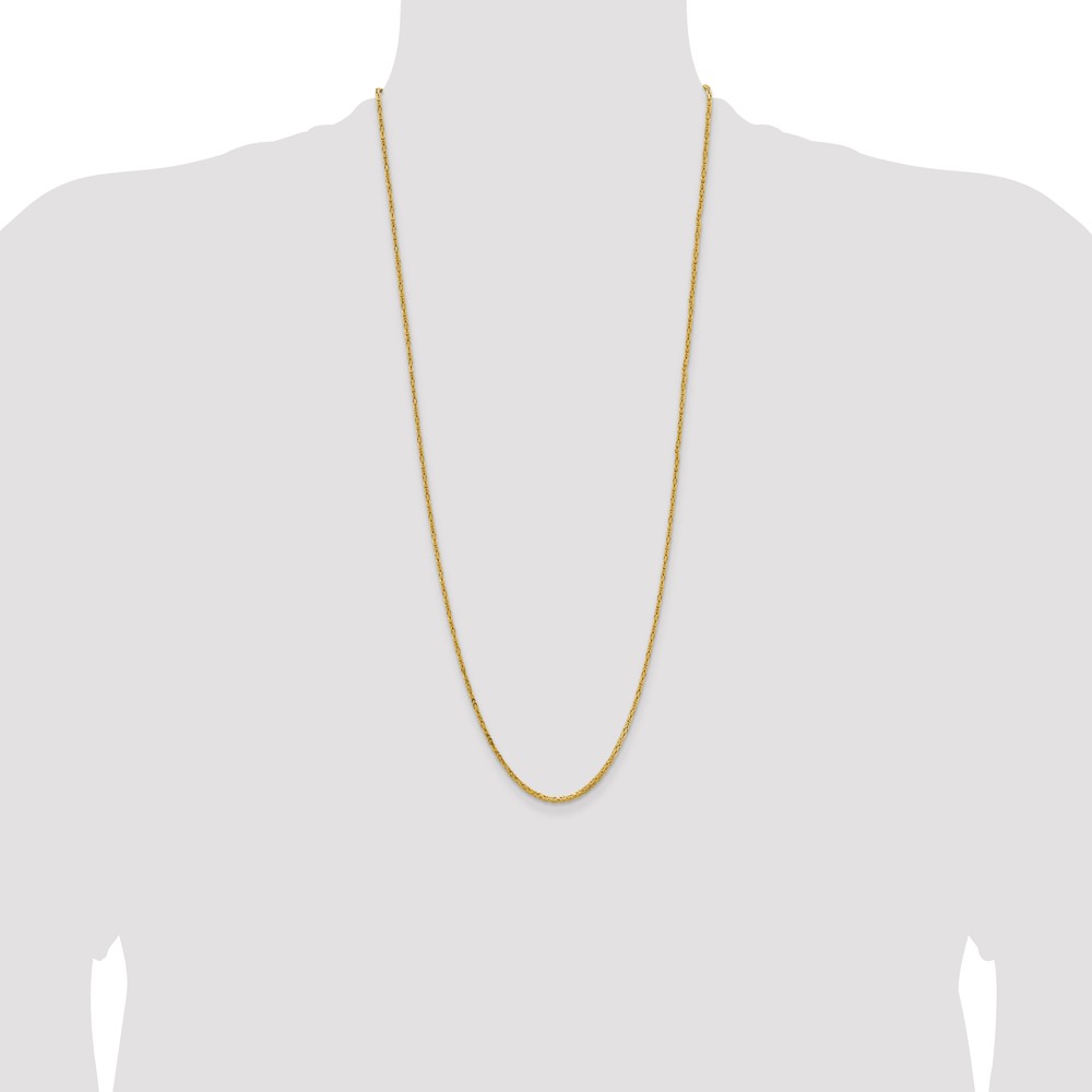 14K 30 inch 2mm Byzantine with Lobster Clasp Chain (BIZ050-30)