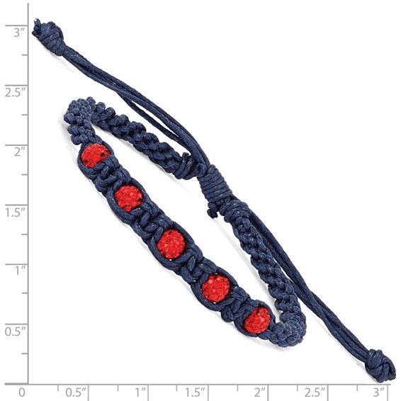 Crystal Macrame Bracelet