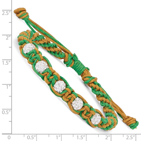 Crystal Macrame Bracelet