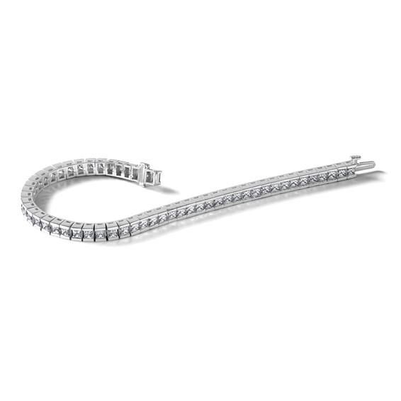 Gold Diamond Curb Bracelets