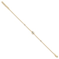 True Origin 14K Yellow Gold 0.38 Carat Lab Grown Diamond VS+ F+ Bracelet with 1 in Extension Complete, 6.5" view 2