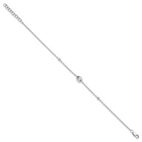 True Origin 14K White Gold 0.38 Carat Lab Grown Diamond VS+ F+ Bracelet with 1 in Extension Complete, 6.5" view 2