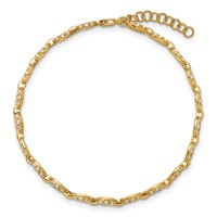 True Origin 14K Yellow Gold 1.88 Carat Lab Grown Diamond VS+ F+ Bracelet with 1 in Extension Complete Anchor Link, 7" view 4