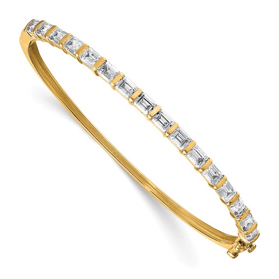 Gold Diamond Hinged Bangles