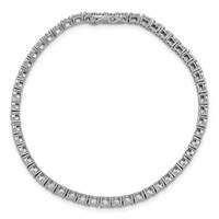 Sterling Silver 1ct Lab Grown Diamond VS SI+ G+ Comp Tennis Bracelet view 4