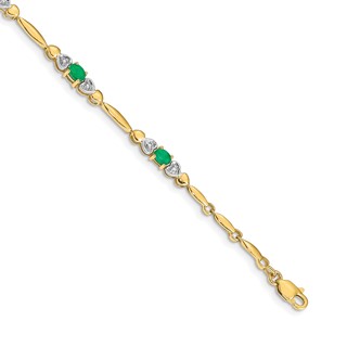 Gold Diamond & Gemstone Bracelets