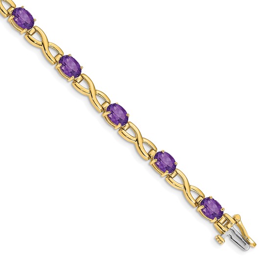 Gold Gemstone Bracelets