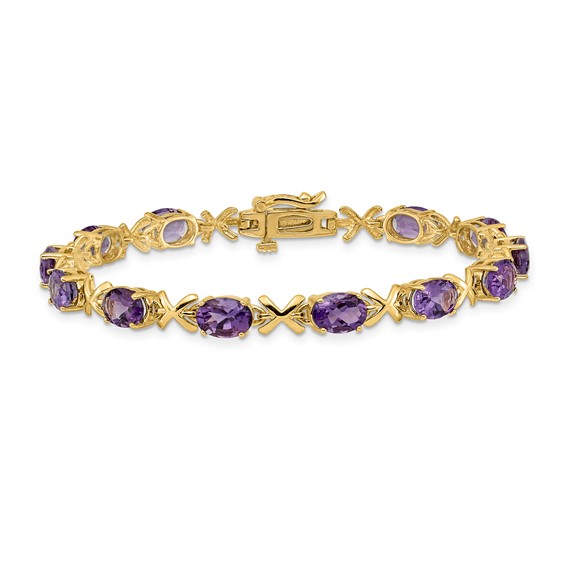Gold Gemstone Bracelets